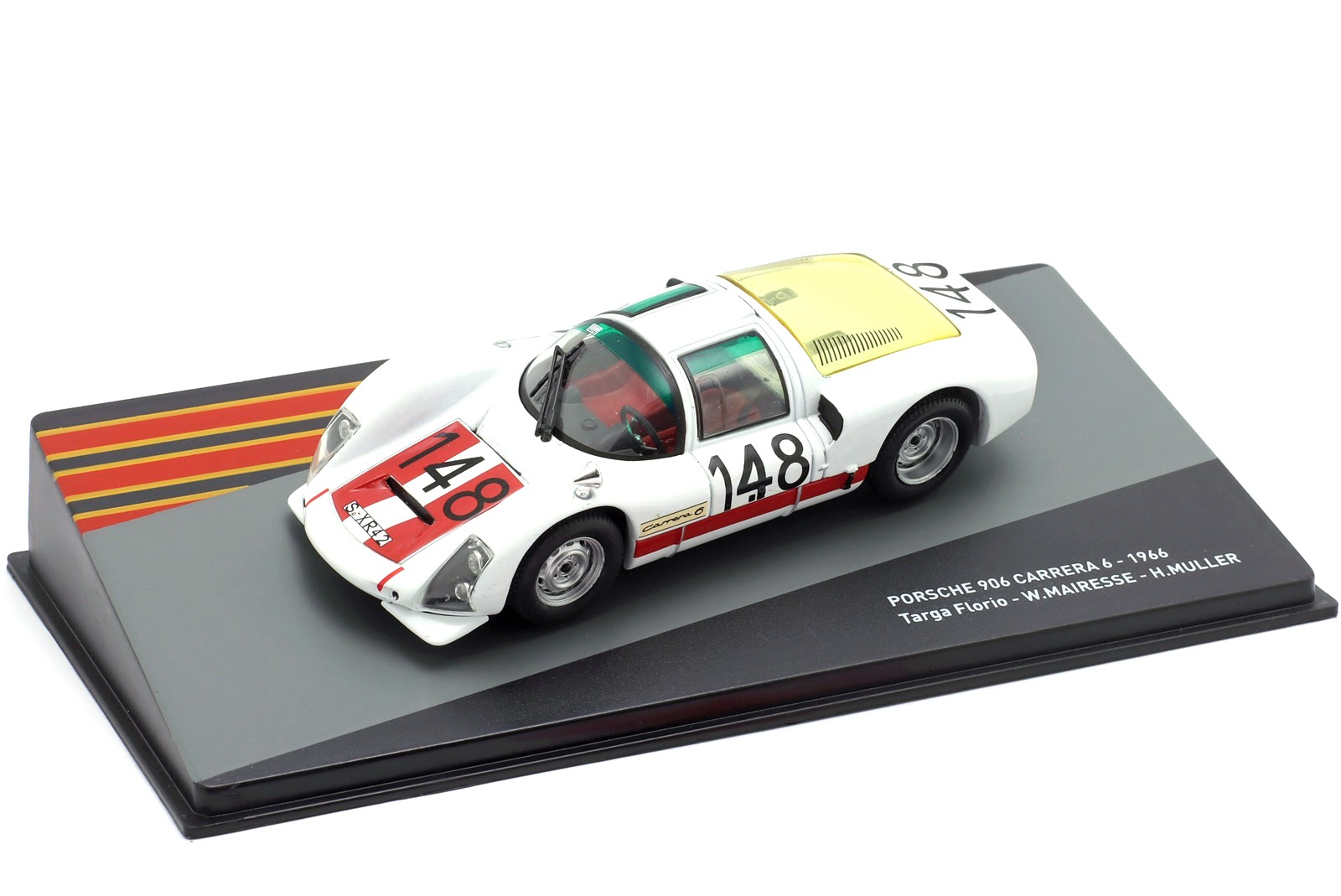 Porsche 906 Carrera 6 #148 Mairesse/Müller Winner Targa Florio 1966 1: