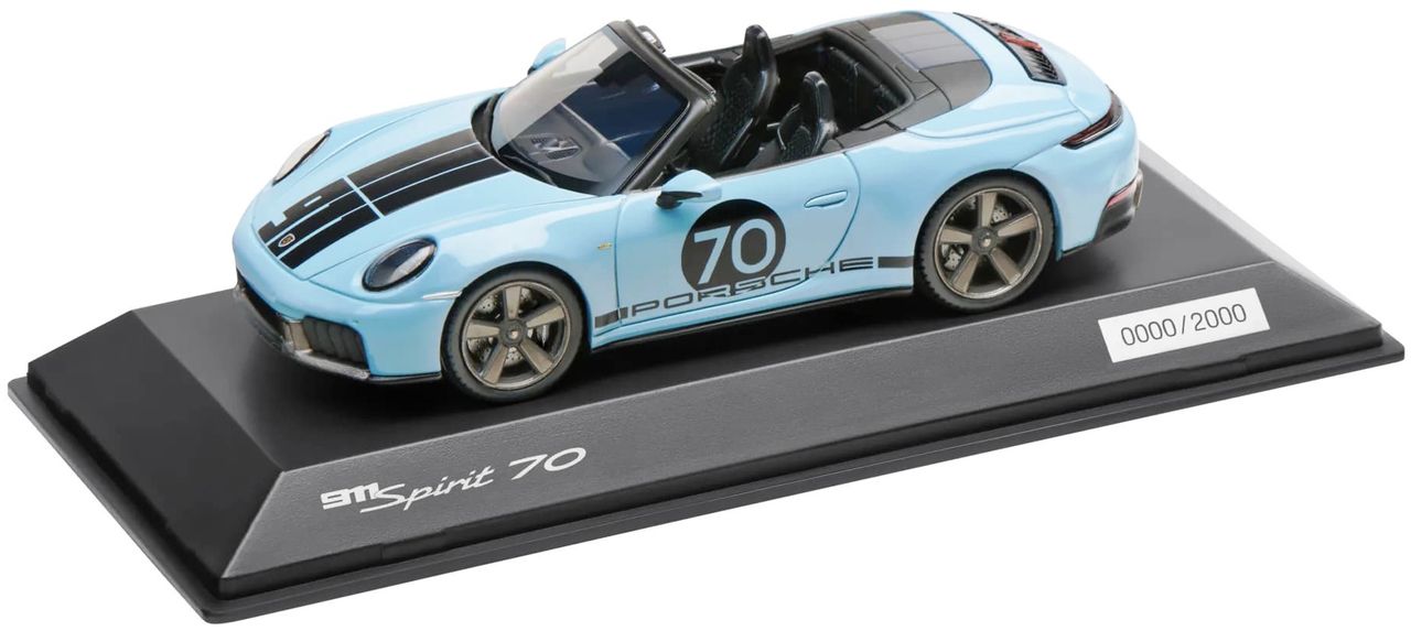 Porsche 911 Spirit 70 Meissen Blue 1:43 Porsche Dealer Edition