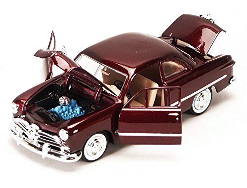 Ford Coupe 1949 burgundy 1:24 Motor Max