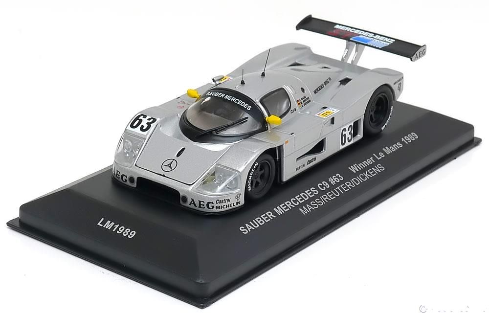 Sauber Mercedes C9 #63 Mass/Reuter/Dickens Winner 24H Le Mans 1989 1:43 Ixo Models