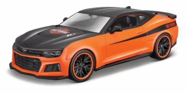 Chevrolet Camaro ZL1 Custom - Harley Davidson 2017 orange/black 1:24 Maisto 
