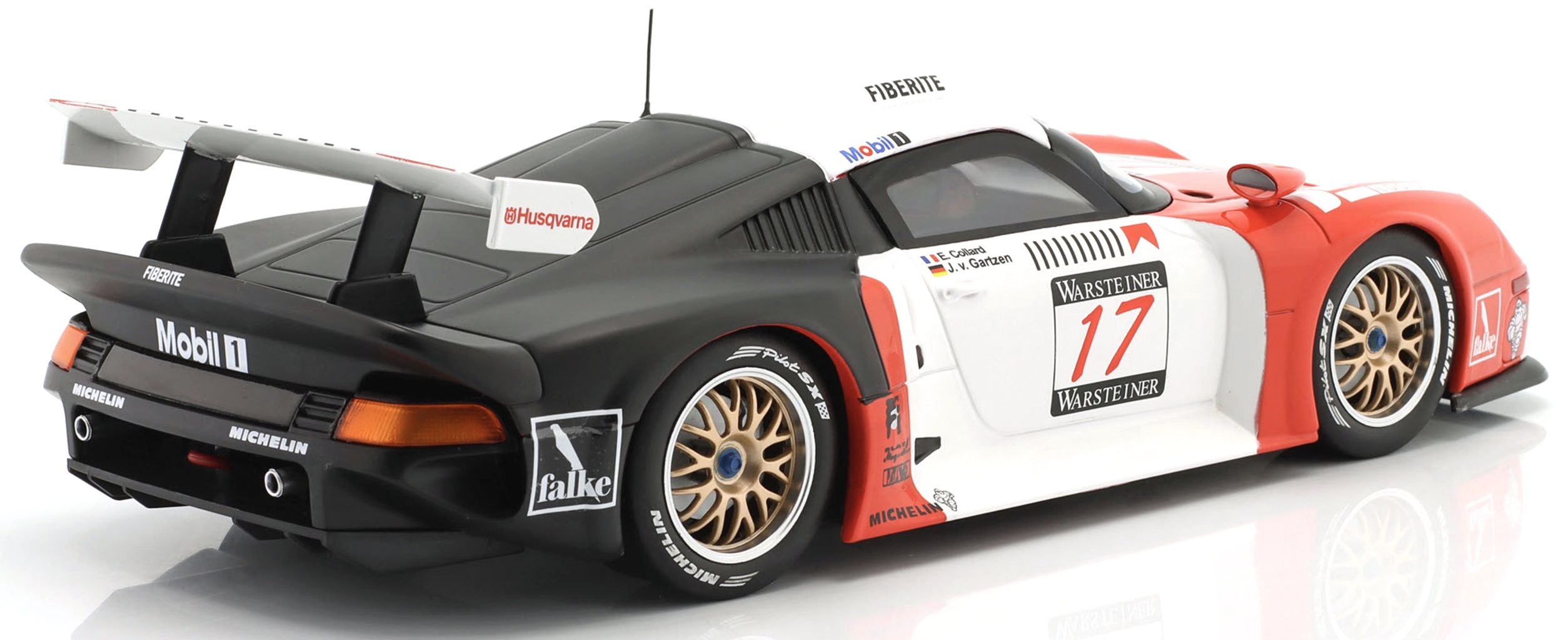 Porsche 911 GT1 #17 8th FIA GT Championship Nürburgring 1997 1:18 Werk83