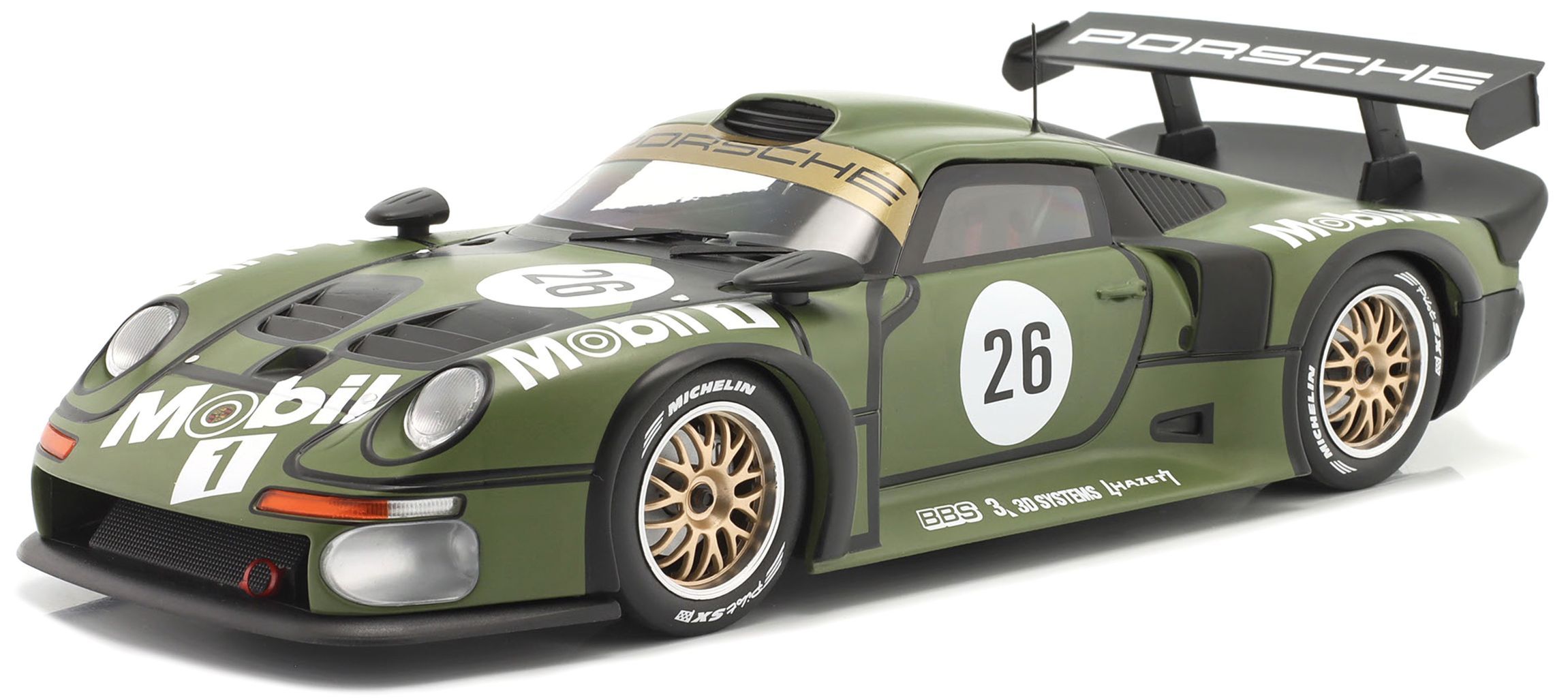 Porsche 911 GT1 #26 Dalmas/Stuck/Wendlinger Pre-Qualifying 24H Le Mans 1996 Porsche AG Dalmas 1:18 Werk83