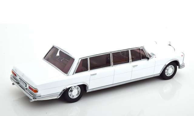 Mercedes-Benz S-Class 600 LWB Pullman W100 1964 white 1:18 KK Scale