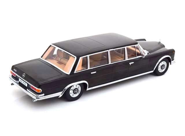 Mercedes-Benz S-Class 600 LWB Pullman W100 1964 black 1:18 KK Scale