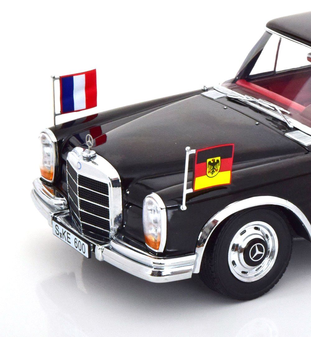 Mercedes-Benz S-Class 600 LWB Pullman W100 Brandt/Pompidou 1964 1:18 KK Scale
