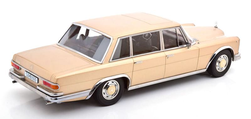 Mercedes-Benz 600 SWB W100 1963 light gold 1:18 KK Scale