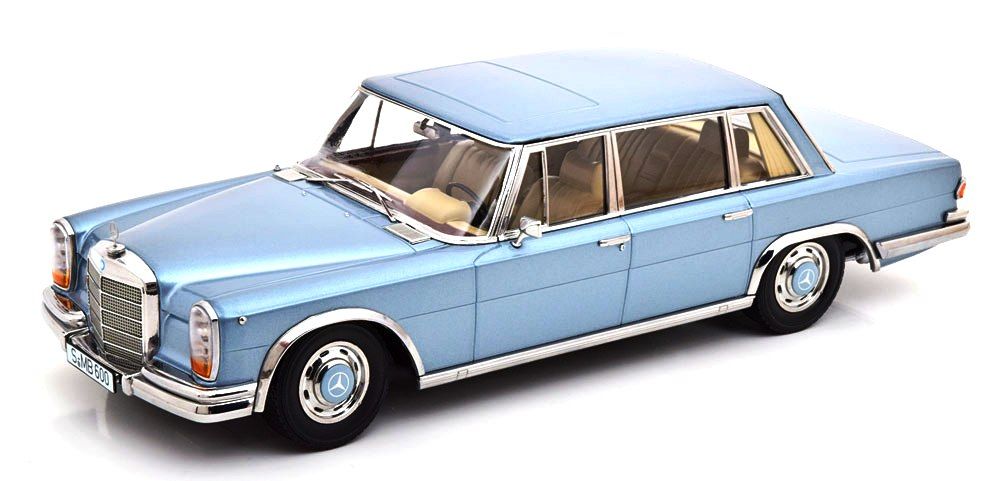 Mercedes-Benz 600 SWB W100 1963 light blue metallic 1:18 KK Scale
