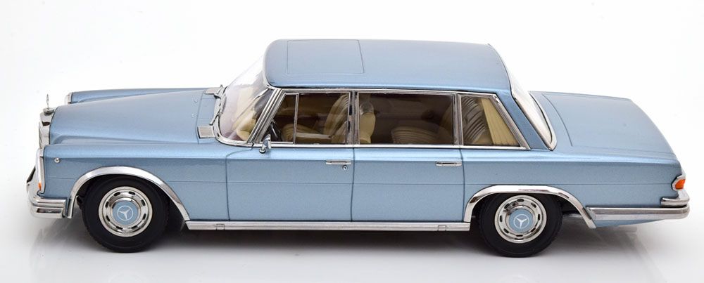 Mercedes-Benz 600 SWB W100 1963 light blue metallic 1:18 KK Scale