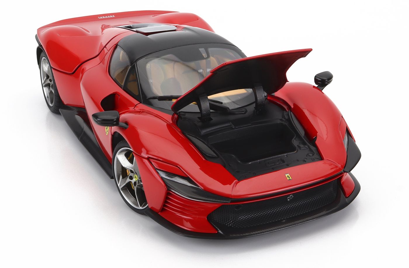 Ferrari New Daytona SP3 Spider Closed 2022 rosso corsa 322 1:18 Bburago