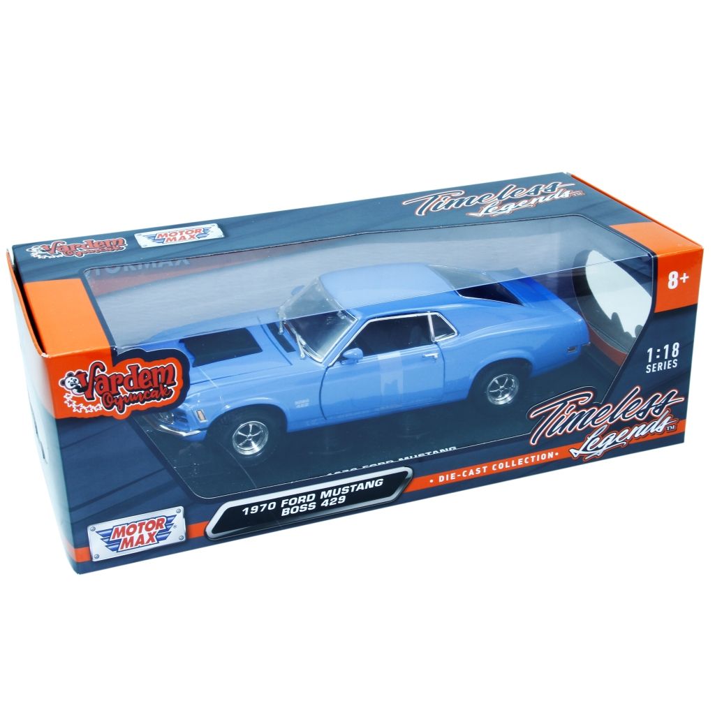 Ford Mustang Boss 429 1970 blue 1:18 Motor Max