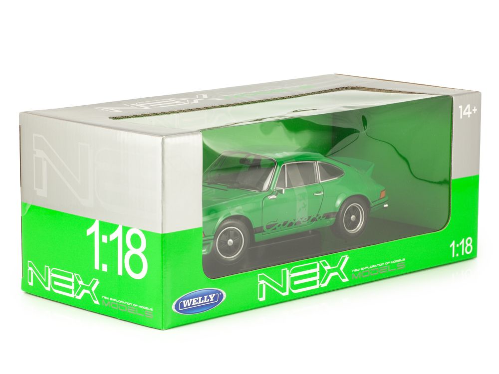 Porsche 911 Carrera RS 1973 green 1:18 Welly