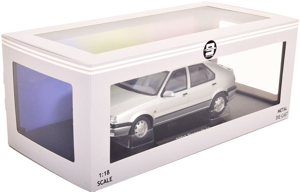 Renault 19 1994 silver metallic 1:18 Triple9 Collection