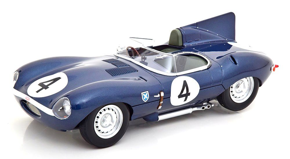 Jaguar D-Type Short Nose Sieger #4 Sanderson/Flockhart 24h Le Mans 1956 1:18 CMR