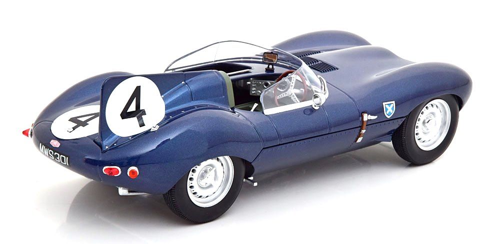 Jaguar D-Type Short Nose Sieger #4 Sanderson/Flockhart 24h Le Mans 1956 1:18 CMR