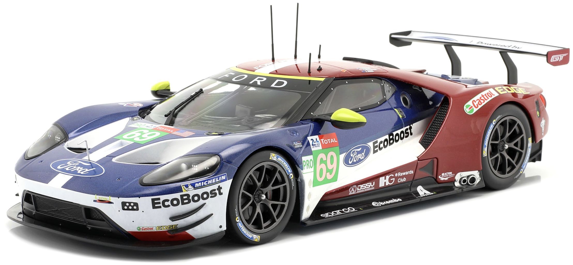 Ford GT #69 Briscoe/ Westbrook/Dixon 24H Le Mans 2018 1:18 Ixo Models