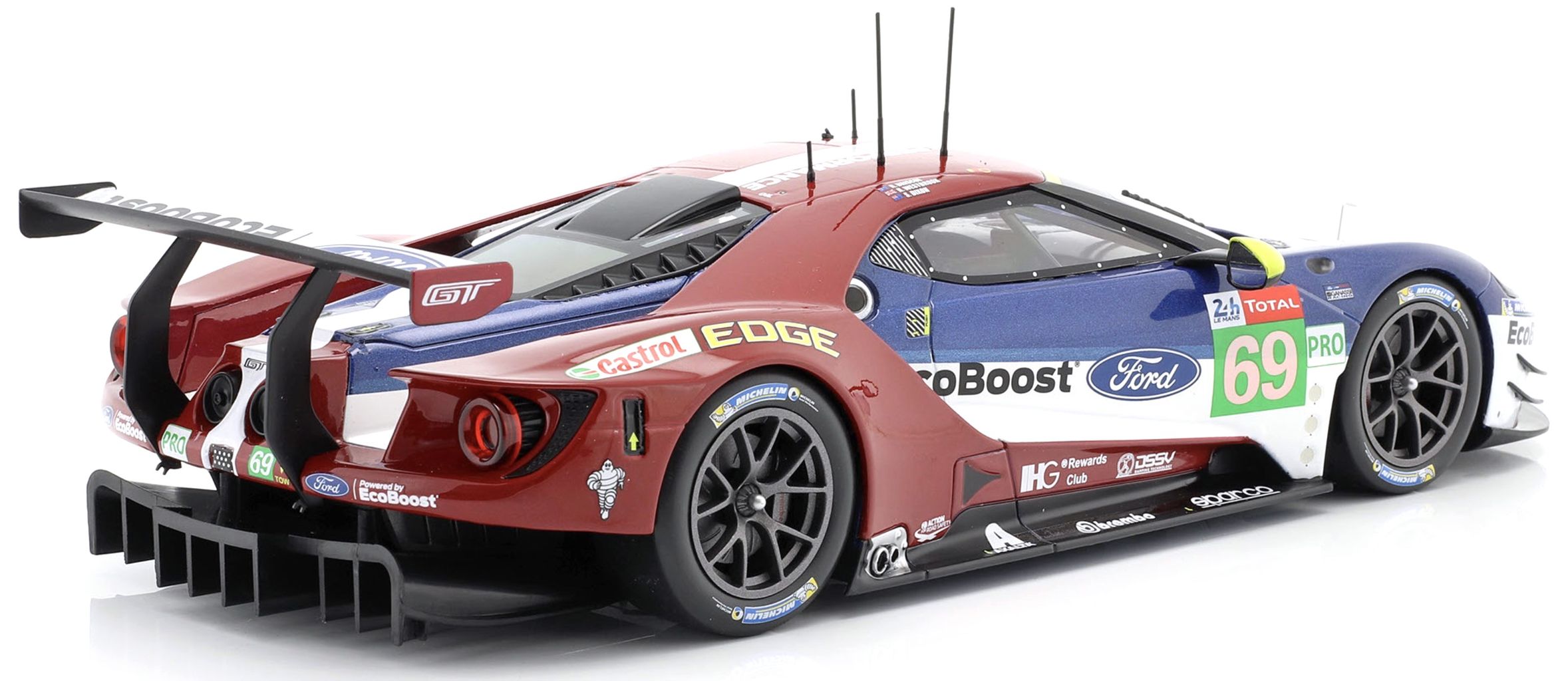 Ford GT #69 Briscoe/ Westbrook/Dixon 24H Le Mans 2018 1:18 Ixo Models