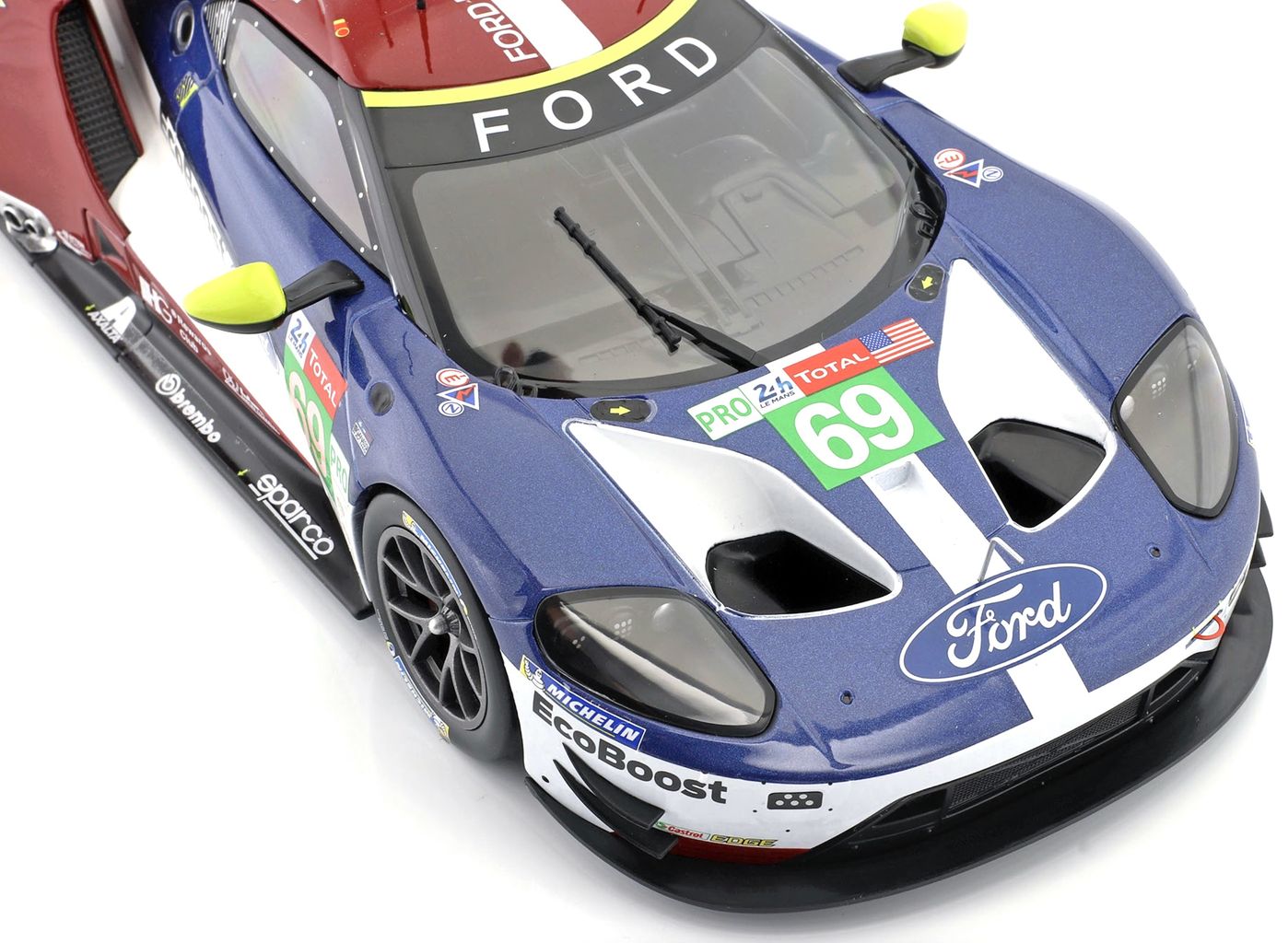 Ford GT #69 Briscoe/ Westbrook/Dixon 24H Le Mans 2018 1:18 Ixo Models