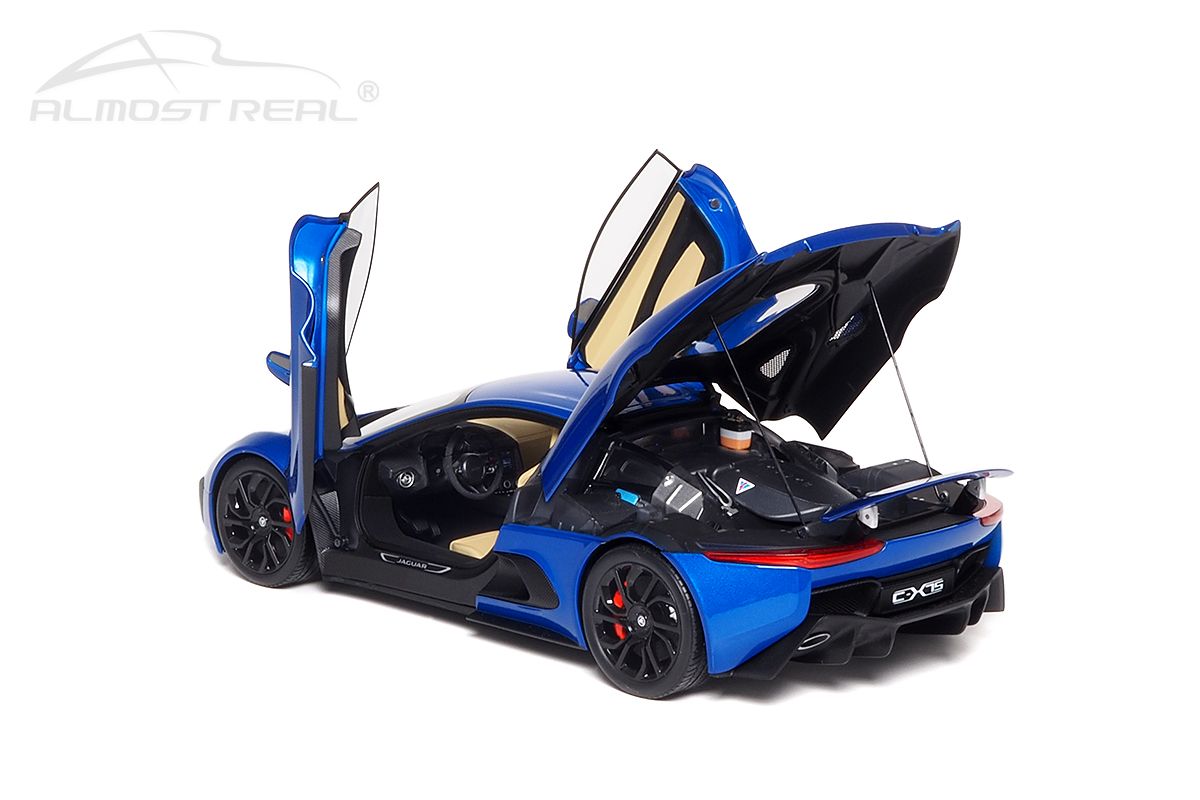 Jaguar C-X75 blue metallic 1:18 Almost Real