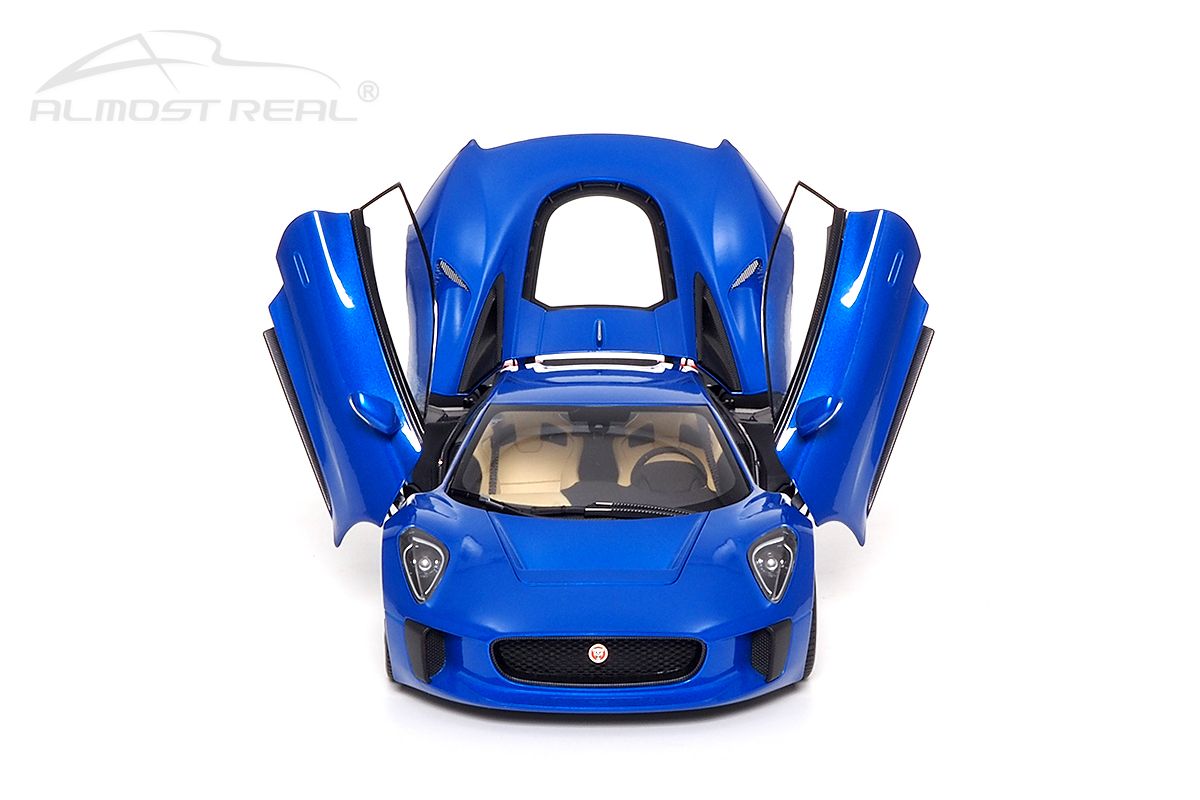 Jaguar C-X75 blue metallic 1:18 Almost Real