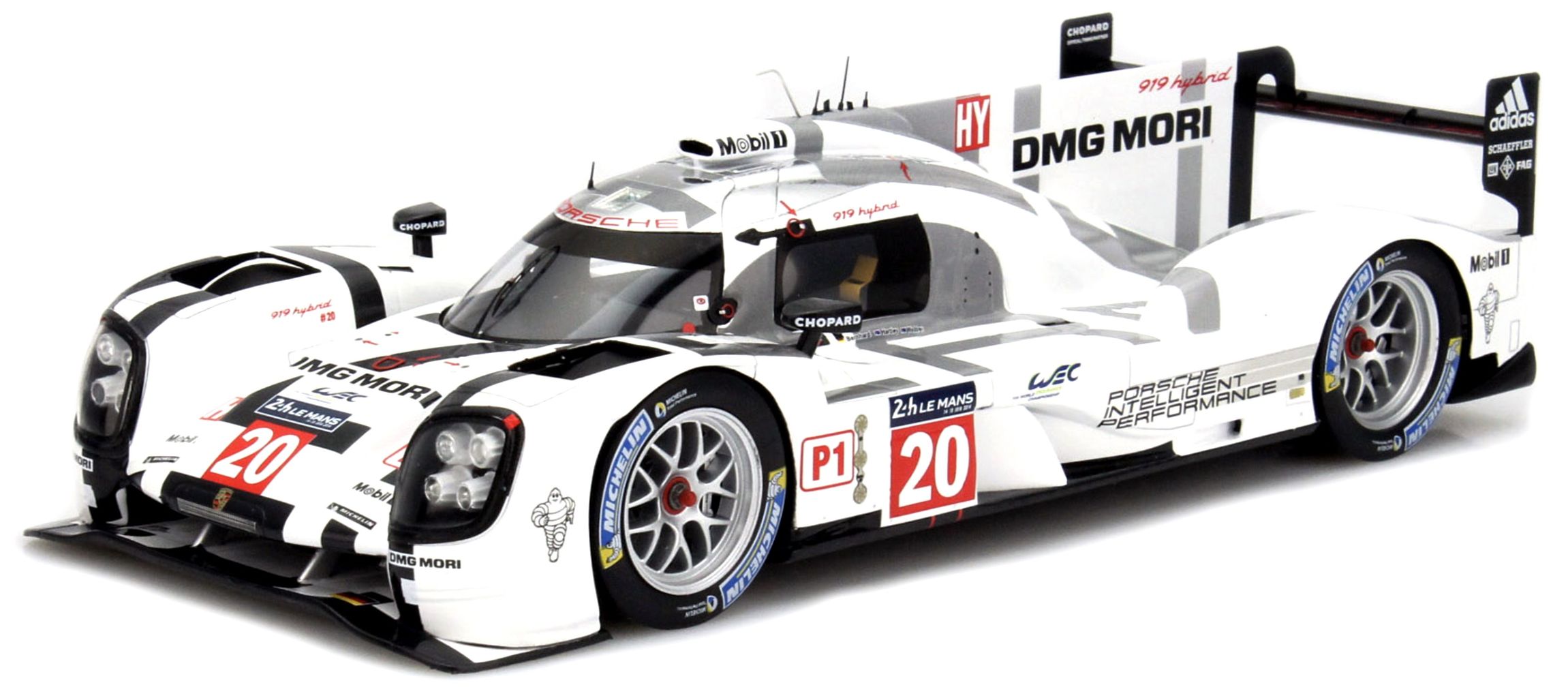 Porsche 919 Hybrid #20 Bernhard/Webber/Hartley 24h LeMans 2014 1:43 Ixo Models
