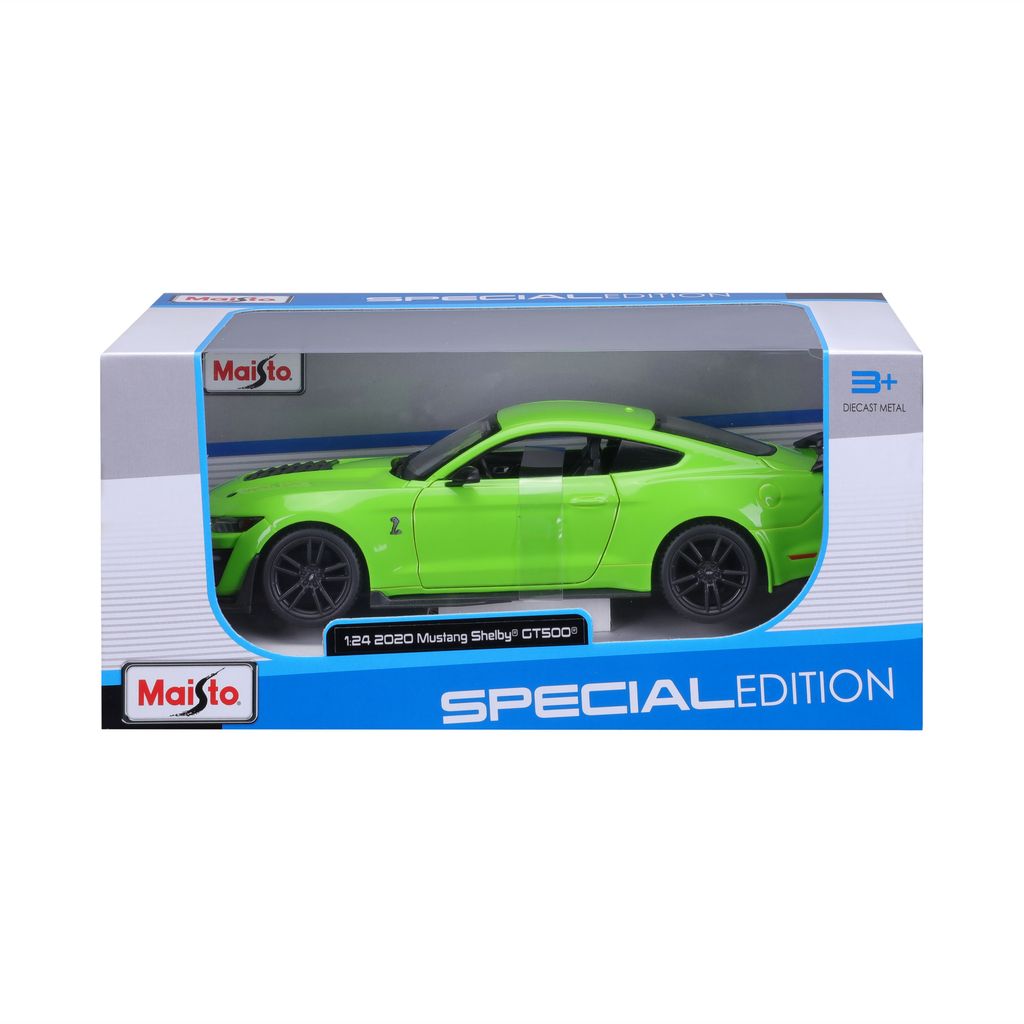 Ford Mustang Shelby GT500 2020 light green 1:24 Maisto