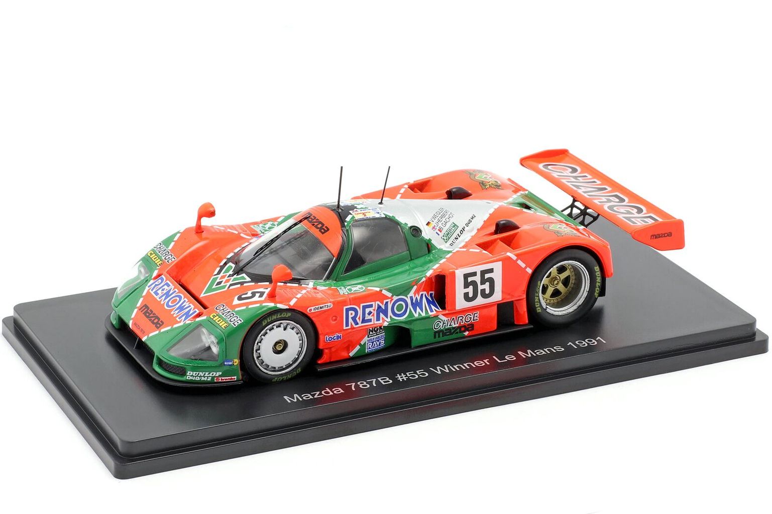 Mazda 787B #55 Gachot/ Herbert/Weidler Winner 24H Le Mans 1991 1:43 Spark 