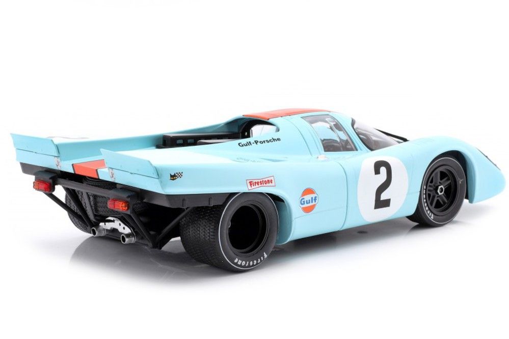 Porsche 917K Gulf #2 Pedro Rodriguez, Leo Kinnunen, Brian Redman Winner 24h Daytona 1970 1:18 CMR