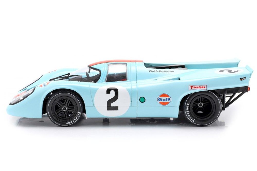 Porsche 917K Gulf #2 Pedro Rodriguez, Leo Kinnunen, Brian Redman Winner 24h Daytona 1970 1:18 CMR