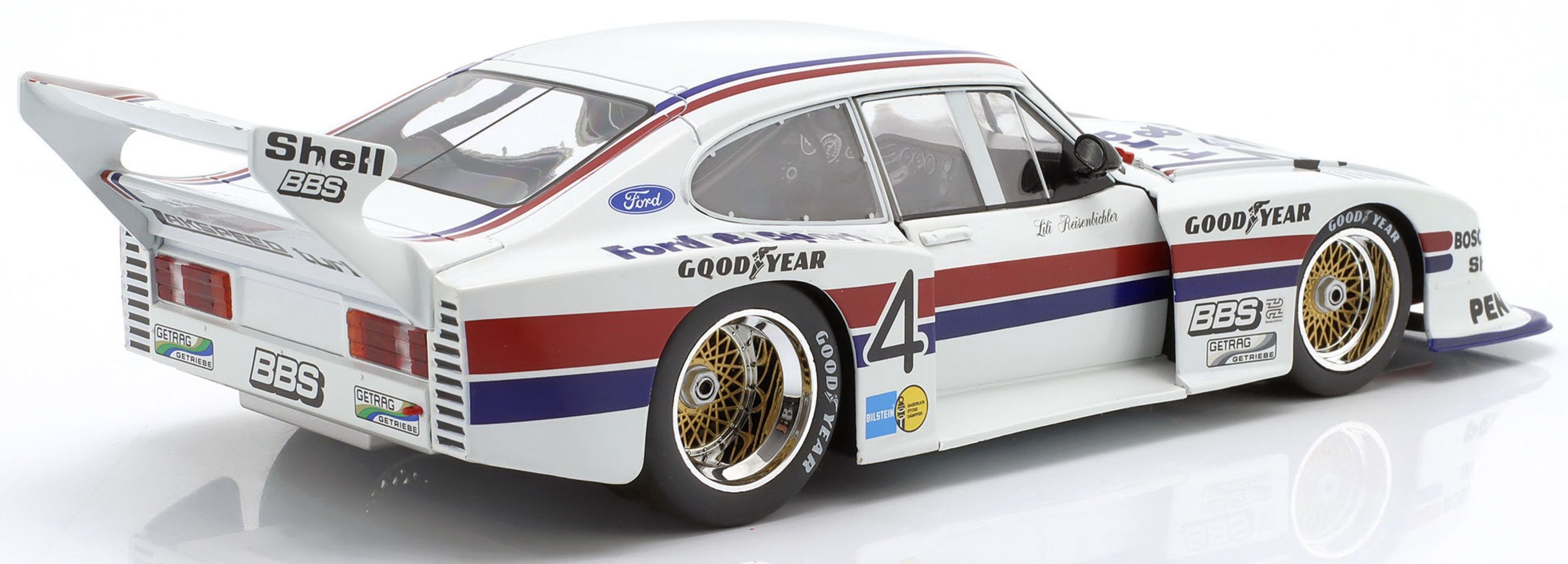 Ford England Capri Turbo Gr.5 Zakspeed #4 L.Reisenbichler DRM 1982 1:18 Werk83