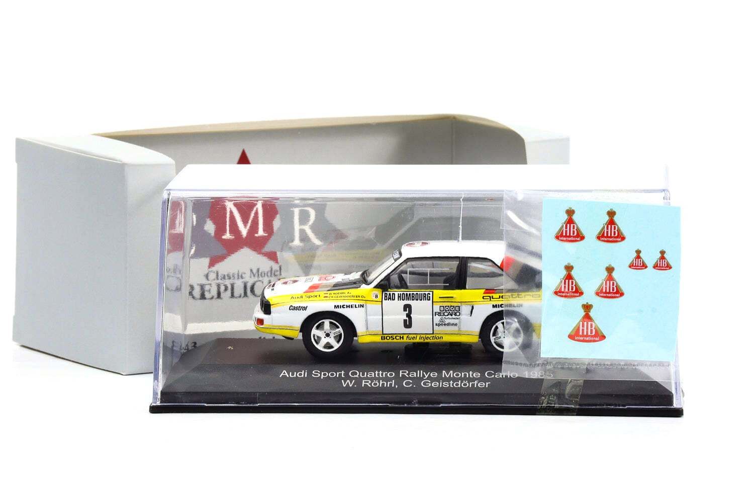 Audi Sport Quattro #3 Röhrl/Geistdörfer 2nd Rallye Monte Carlo 1985 1:43 CMR