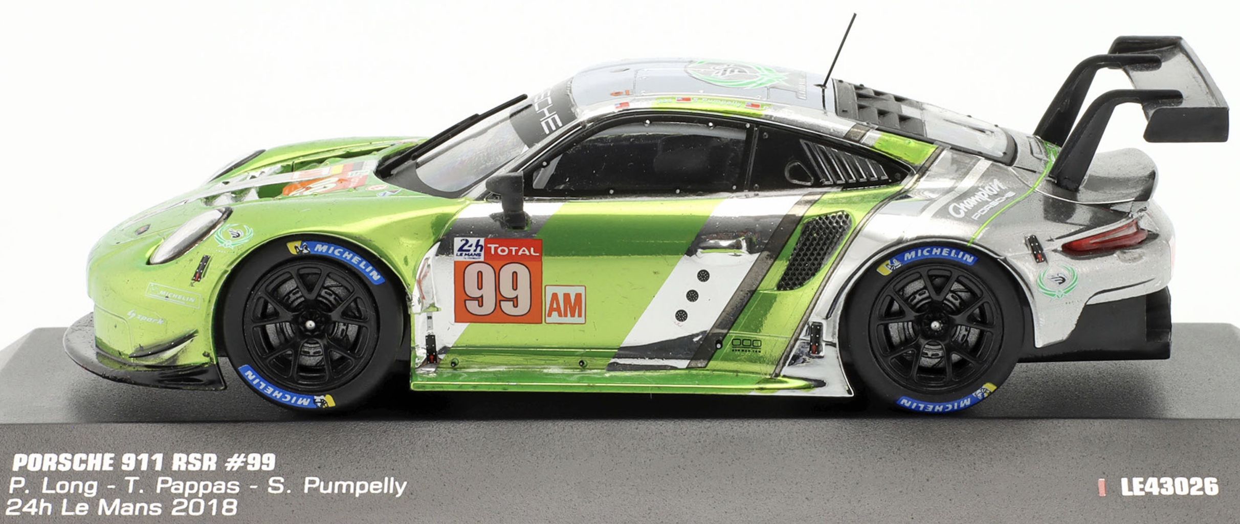 Porsche 911 RSR #99 24H LeMans 2018 Proton Competition 1:43 Ixo Models