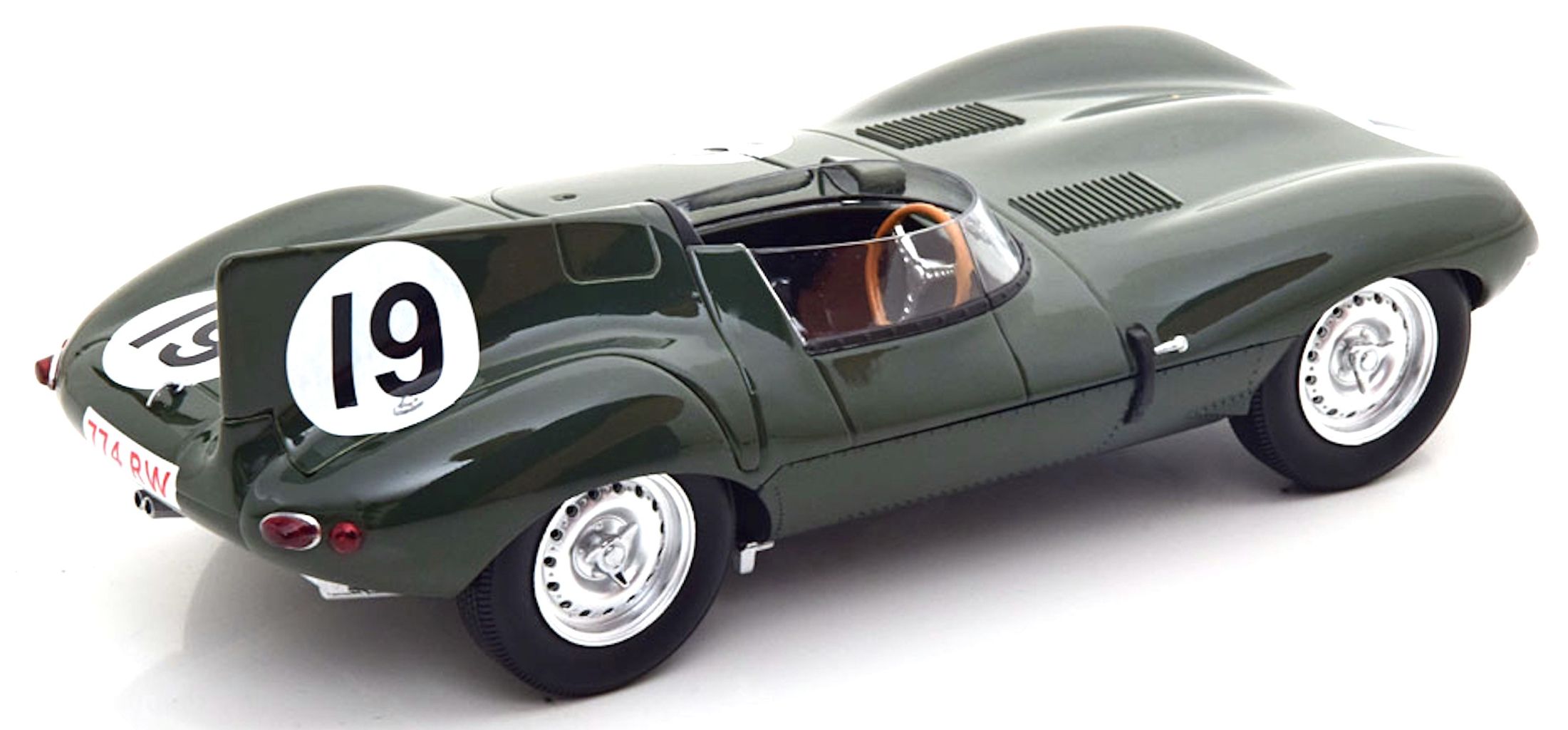 Jaguar D-Type B.S.Cunningham Team #19 Hawthorn/Walters Winner 12H Sebring 1955 1:18 CMR