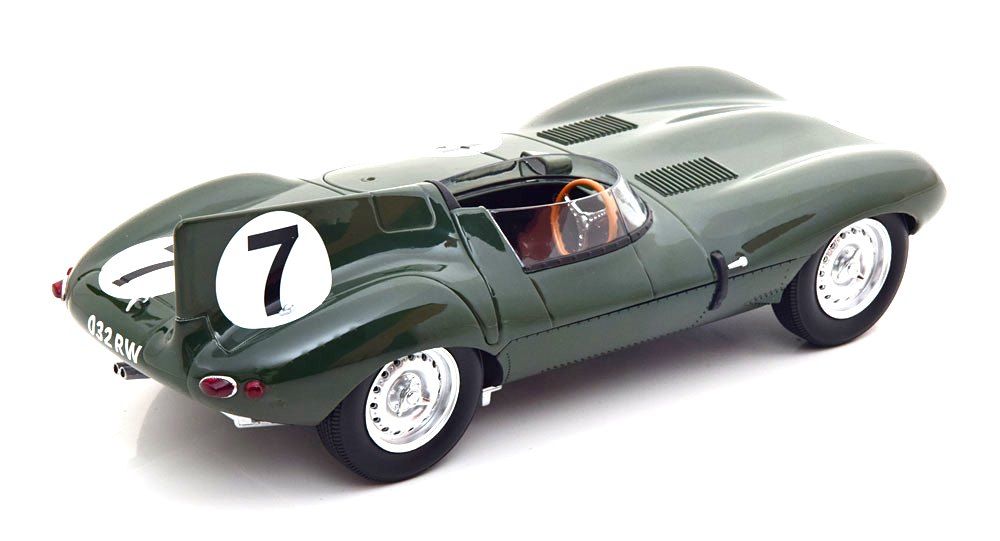 Jaguar D-Type #7 Rolt/Hamilton 24h LeMans 1955 1:18 CMR
