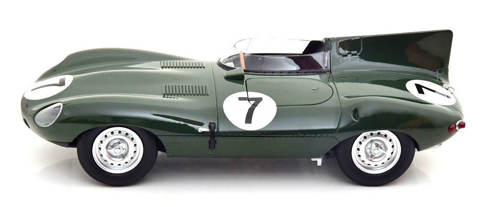Jaguar D-Type #7 Rolt/Hamilton 24h LeMans 1955 1:18 CMR
