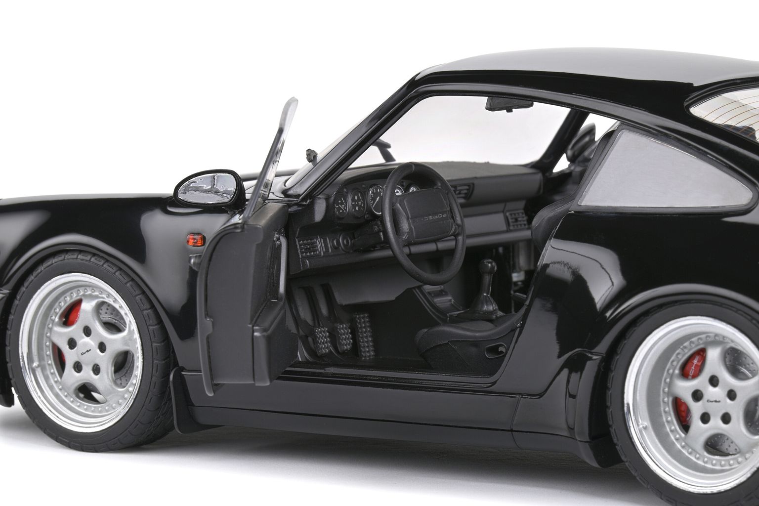 Porsche 911 964 3.6 Turbo 1993 black 1:18 Solido