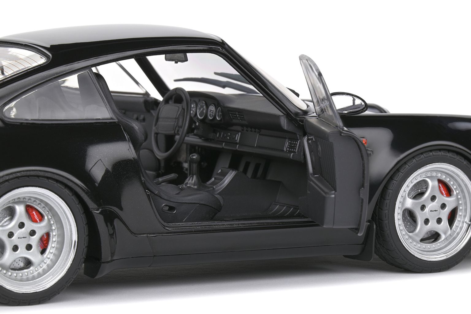 Porsche 911 964 3.6 Turbo 1993 black 1:18 Solido
