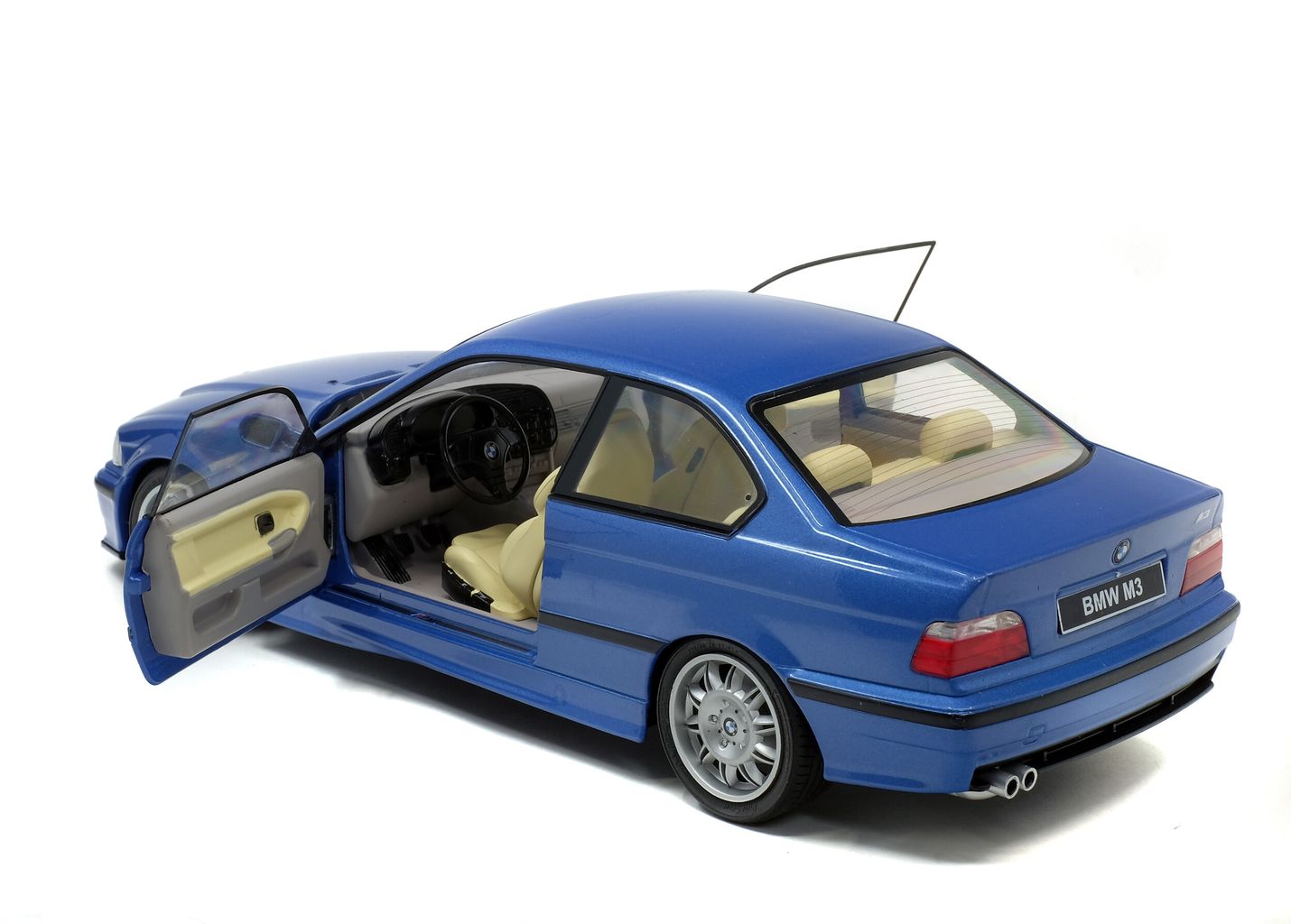 BMW E36 Coupe M3 1992 blue 1:18 Solido