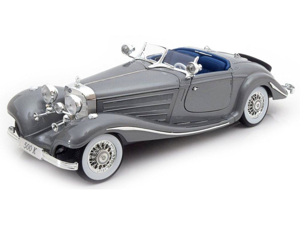 Mercedes-Benz 500 K 1936 grey 1:18 Maisto