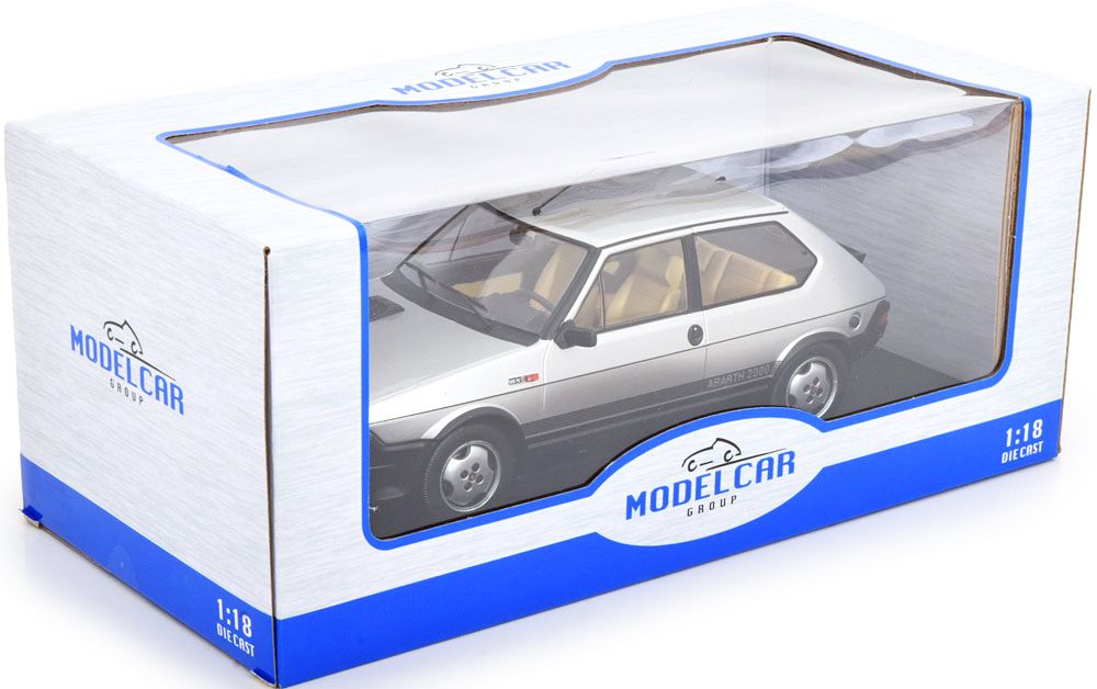Fiat Ritmo TC 125 Abarth 1980 silver 1:18 MCG Modelcar Group