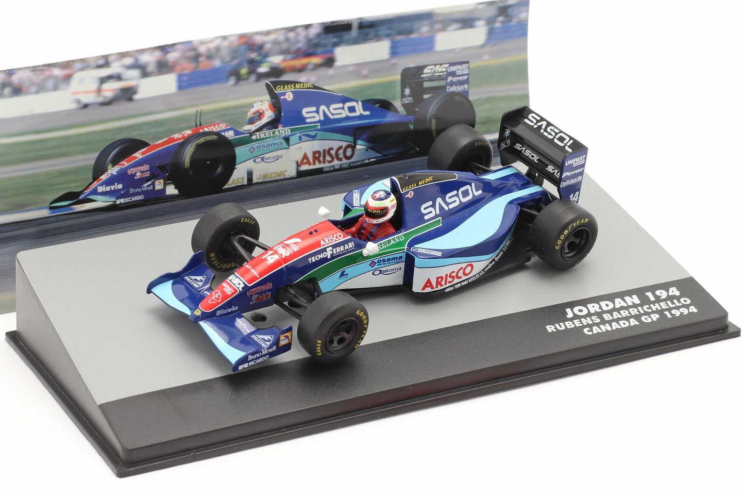 Jordan 194 #14 Rubens Barrichello Canada GP 1994 1:43 Altaya