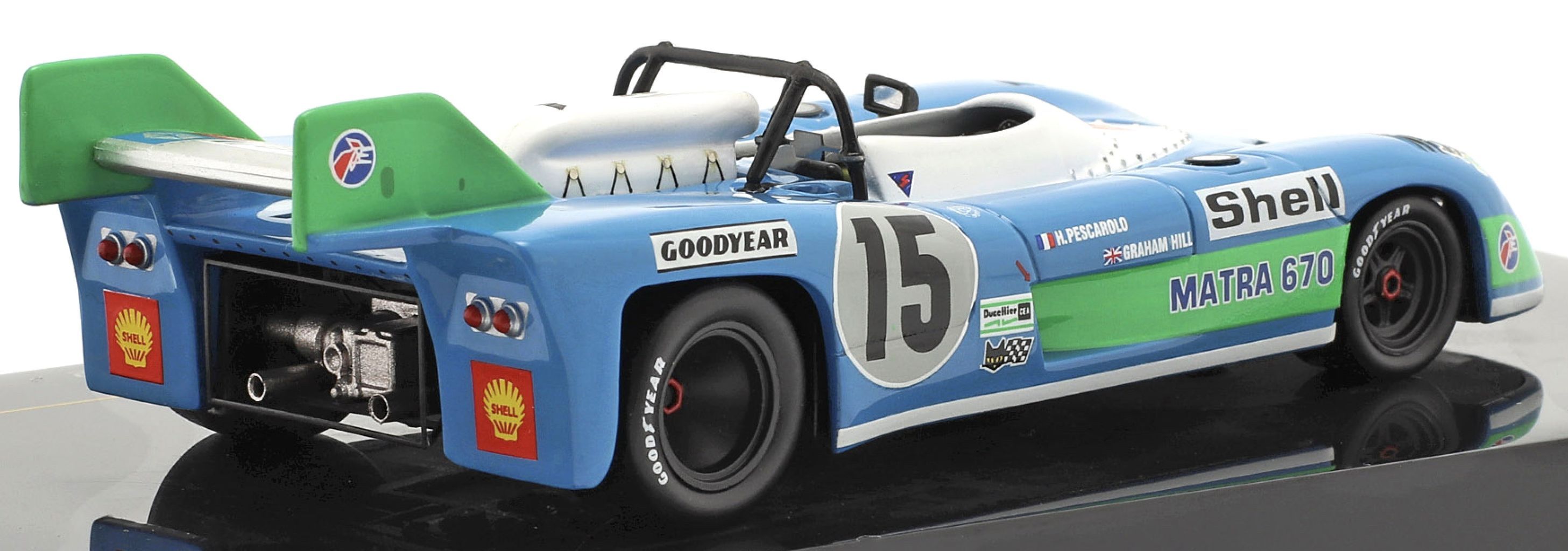 Matra MS670 #15 Pescarolo/Hill Winner 24H Le Mans 1972 1:43 Ixo Models