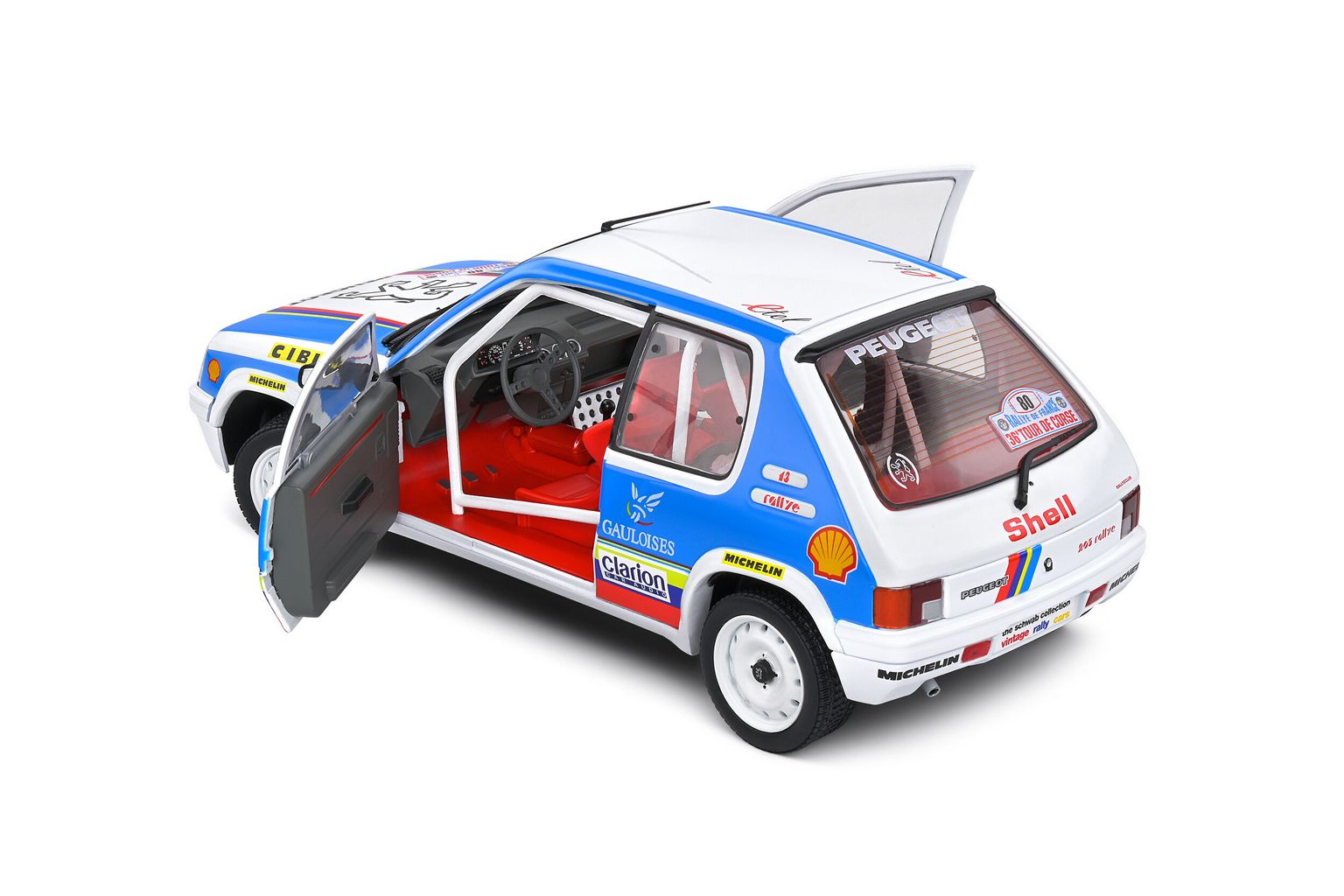 Peugeot 205 1.9 Rally Schwab Collection 1990 1:18 Solido
