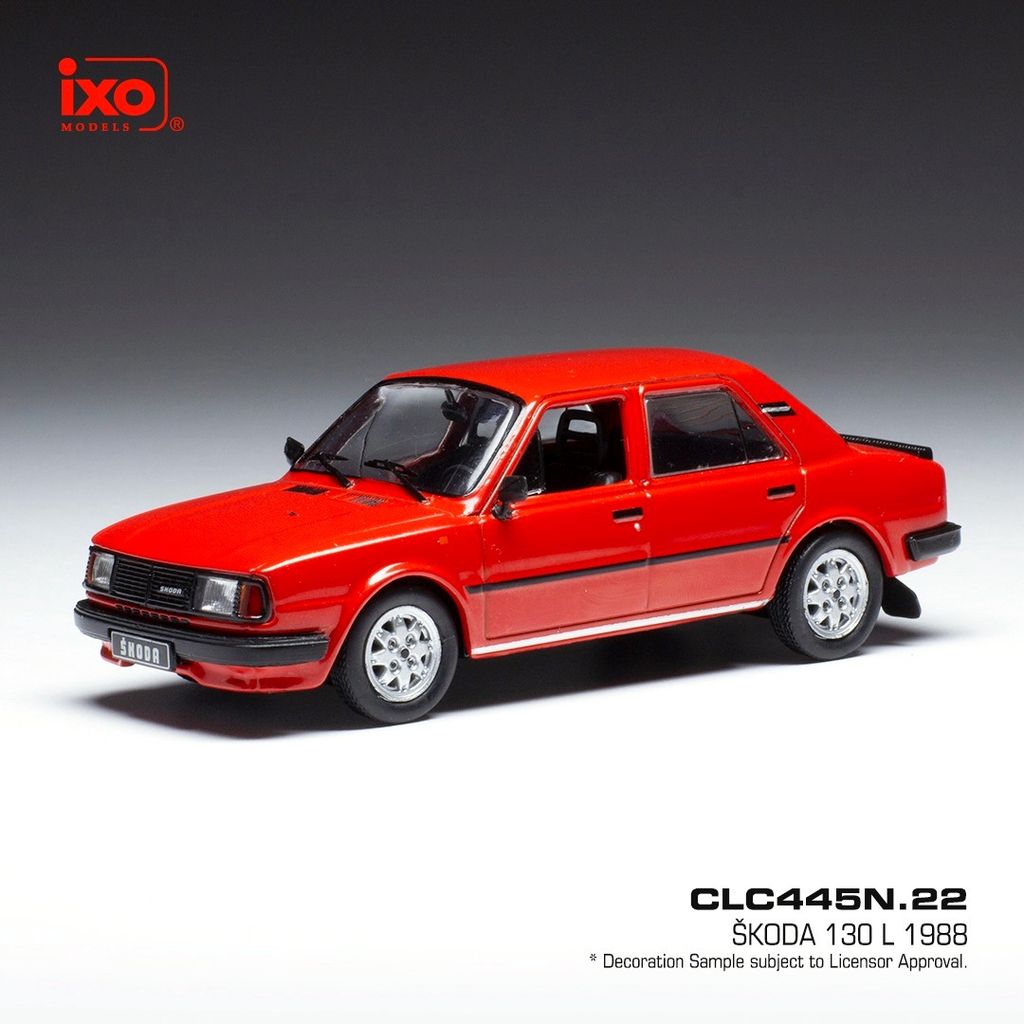 Škoda 130 L 1988 red 1:43 Ixo Models