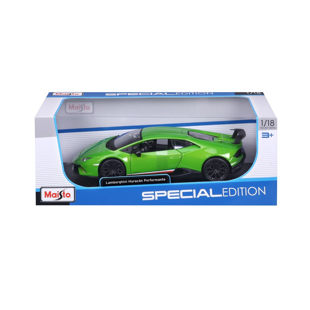 Lamborghini Huracan Performante 2017 green 1:18 Maisto