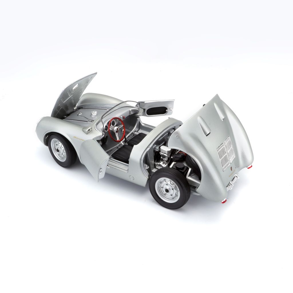 Porsche 550 A Spyder 1950 silver 1:18 Maisto