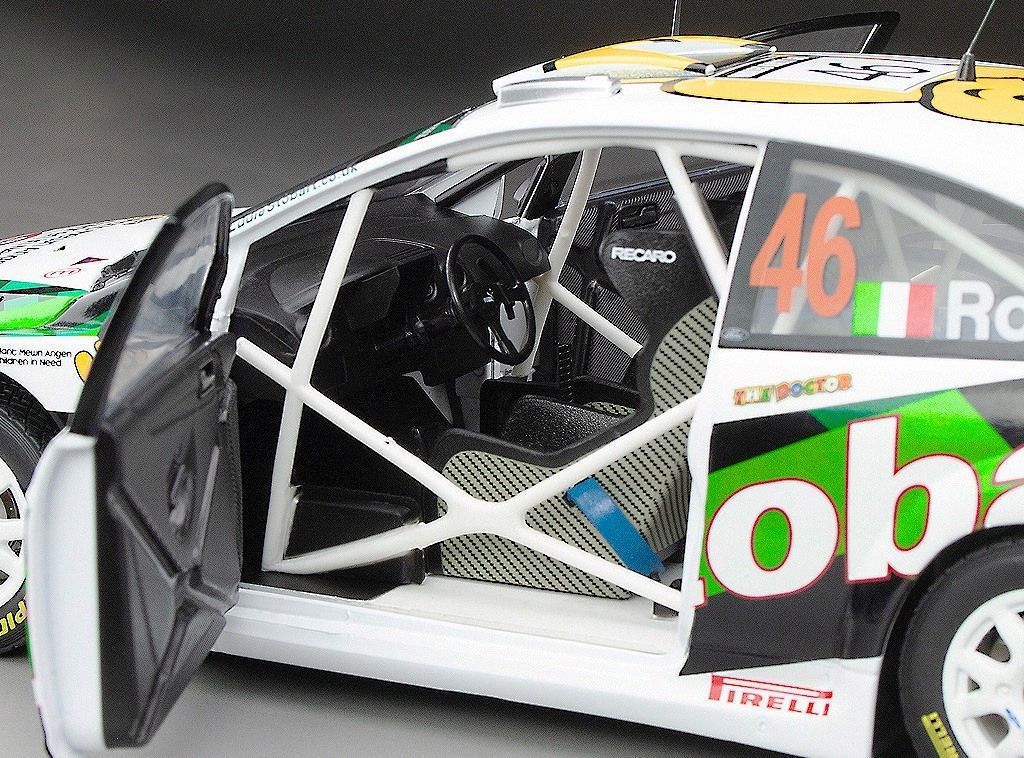 Ford Focus RS WRC07 #46 Rossi/Cassina Stobart Rallye WM Rallye Wales 2008 1:18 Sun Star