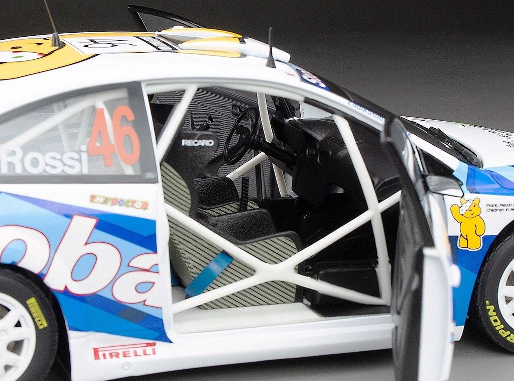 Ford Focus RS WRC07 #46 Rossi/Cassina Stobart Rallye WM Rallye Wales 2008 1:18 Sun Star