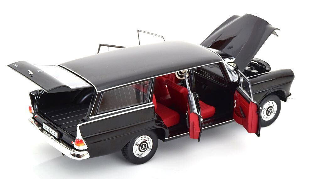 Mercedes-Benz 200 Universal W110 B II 1966 black 1:18 Norev