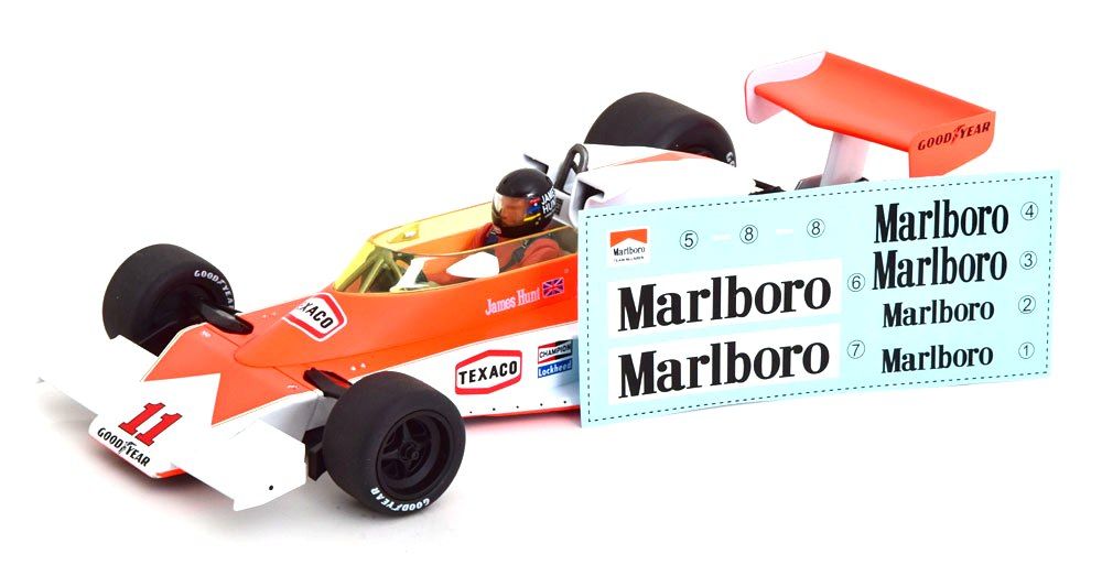 McLaren M23 #11 J.Hunt Marlboro team McLaren F1 GP France 1976 1:18 MCG Modelcar Group